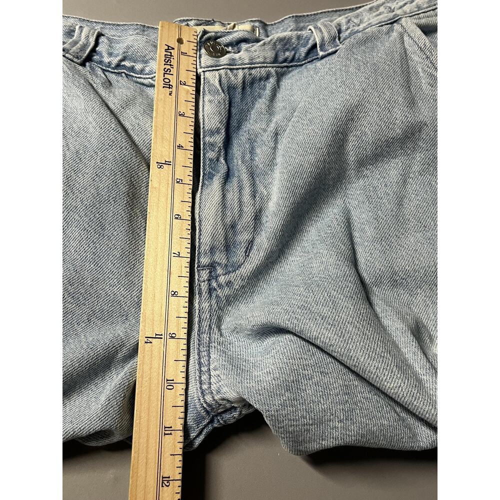 Madewell Jeans Womens 29 Light‎ Wash Blue Low-Slung Cargo Denim Tapered Leg - Picture 11 of 14